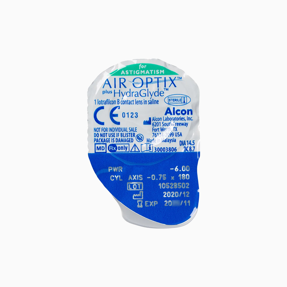 Контактні лінзи Air Optix Hydraglyde for Astigmatism 3 шт