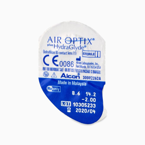 Air Optix plus HydraGlyde 1шт