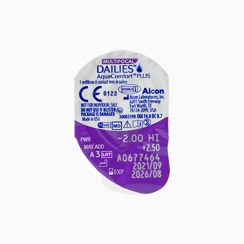 Контактні лінзи Dailies Aqua Comfort Plus Multifocal 30 шт