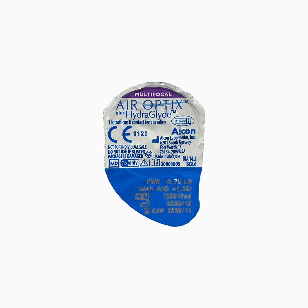 Контактні лінзи Air Optix plus HydraGlyde Multifocal 3 шт