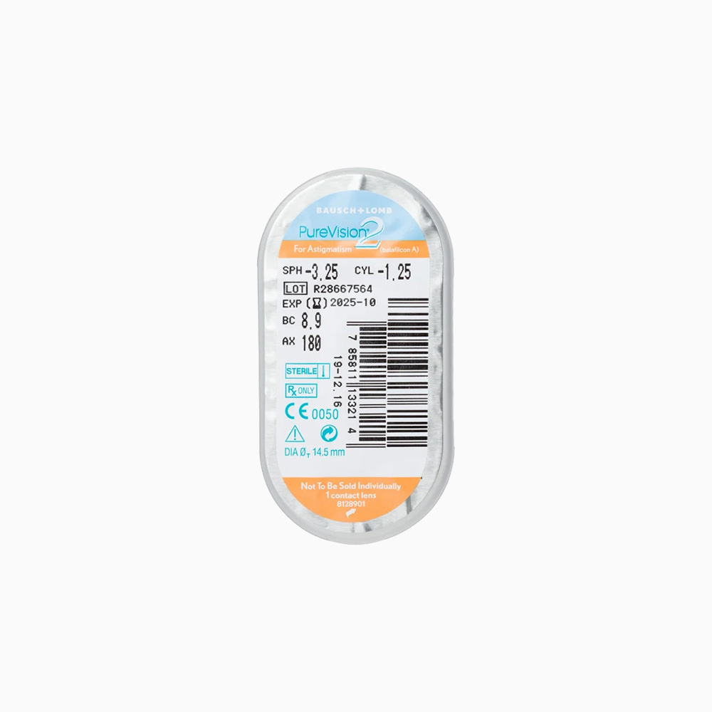 Контактні лінзи PureVision 2 for Astigmatism 3 шт