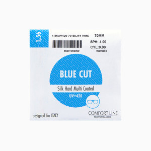 Комп'ютерна оптична лінза Comfort Line Blue Cut 1,56