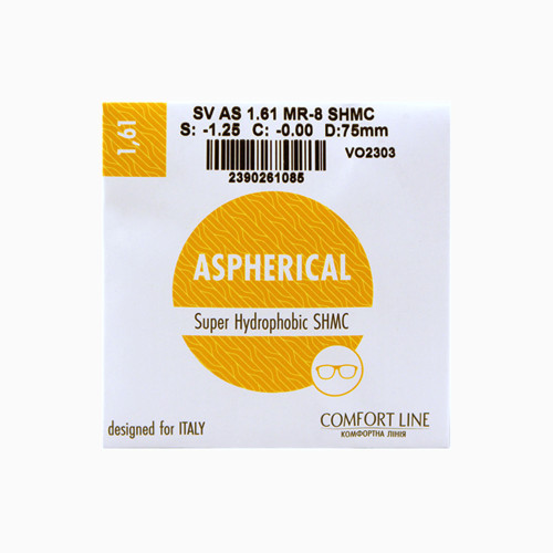 Оптична лінза Comfort Line Aspherical 1.61 AS