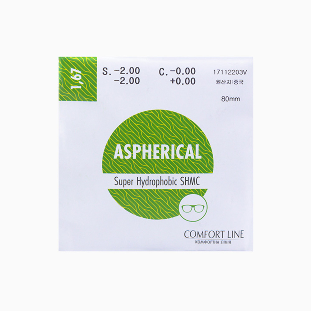 Оптична лінза Comfort Line Aspherical 1.67 AS
