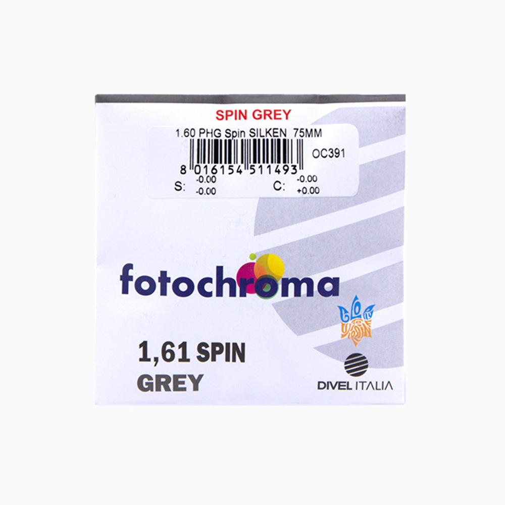 Фотохромна оптична лінза Divel Italia 1.61 Fotochromic Silken