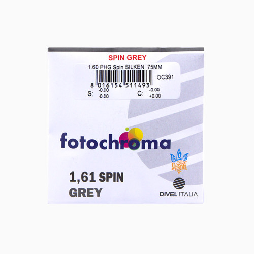 Фотохромна оптична лінза Divel Italia 1.61 Fotochromic Silken