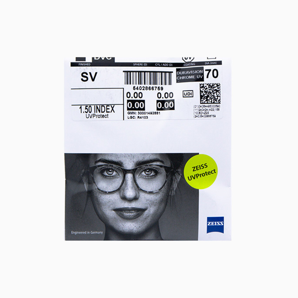 Оптична лінза Zeiss Monof. Sph 1.5 stock DVC UV