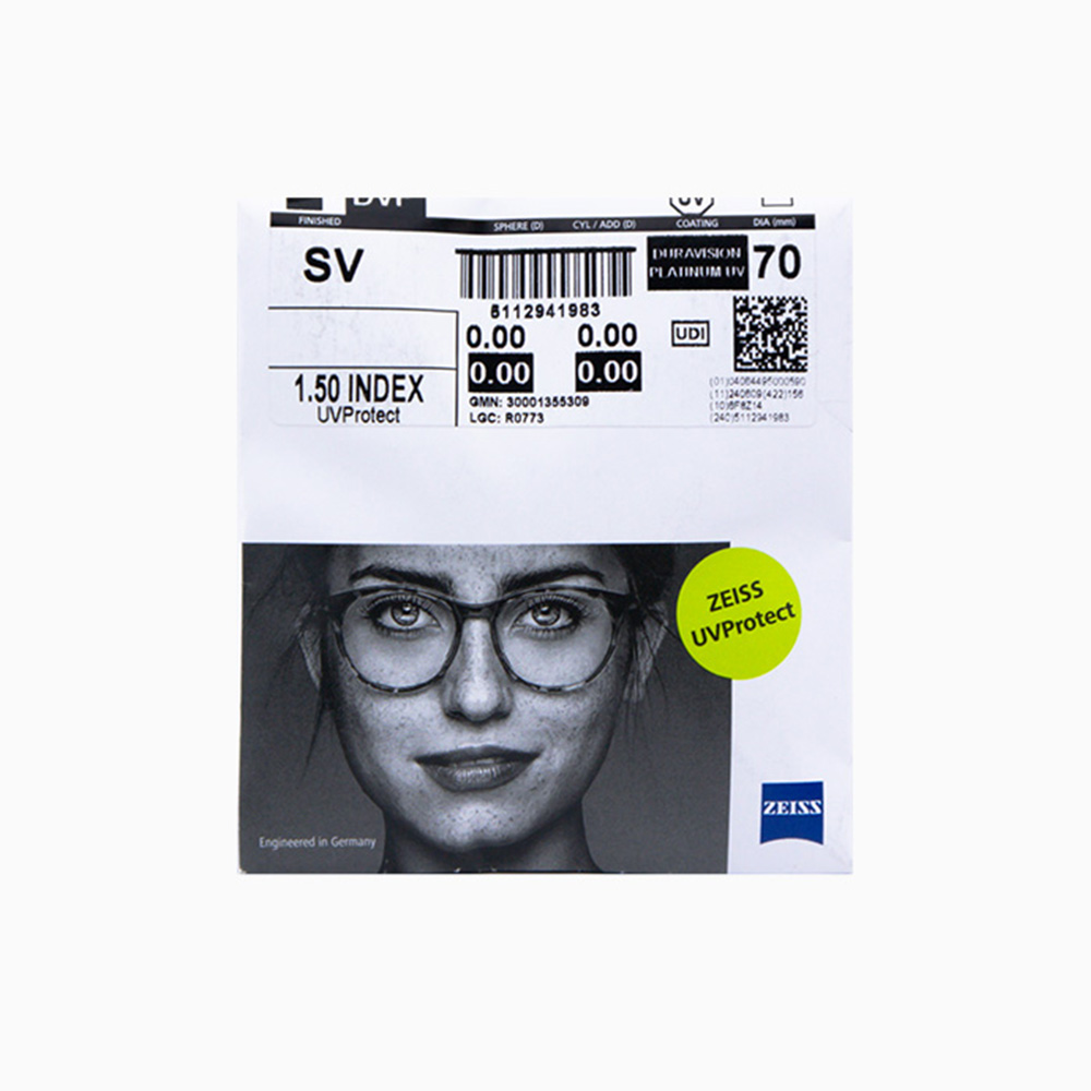 Оптична лінза Zeiss Monof. Sph 1.5 stock DVP UV
