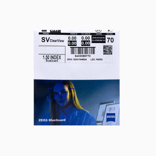 Комп'ютерна оптична лінза Zeiss Monof. ClearView BlueGard DVP 1.5 stock