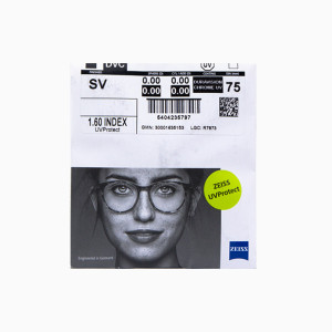 Оптична лінза Zeiss Monof. Sph 1.6 stock DVC UV