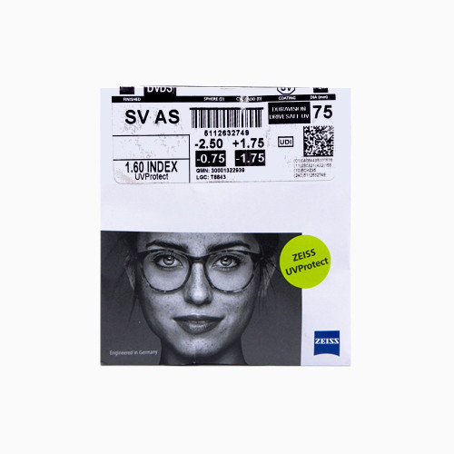 Оптична лінза для водіїв Zeiss Monof. AS 1.6 DVDS stock