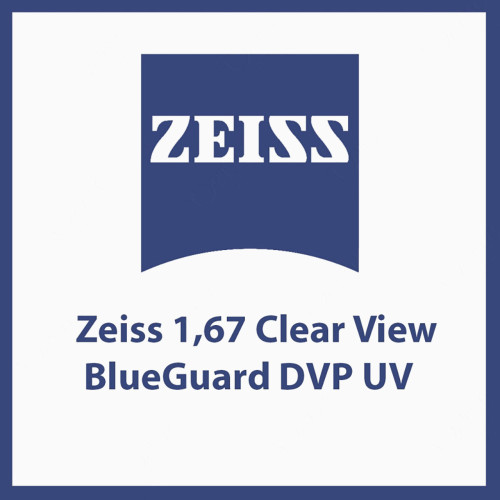 Комп'ютерна оптична лінза Zeiss Monof. ClearView BlueGard DVP 1.67 stock
