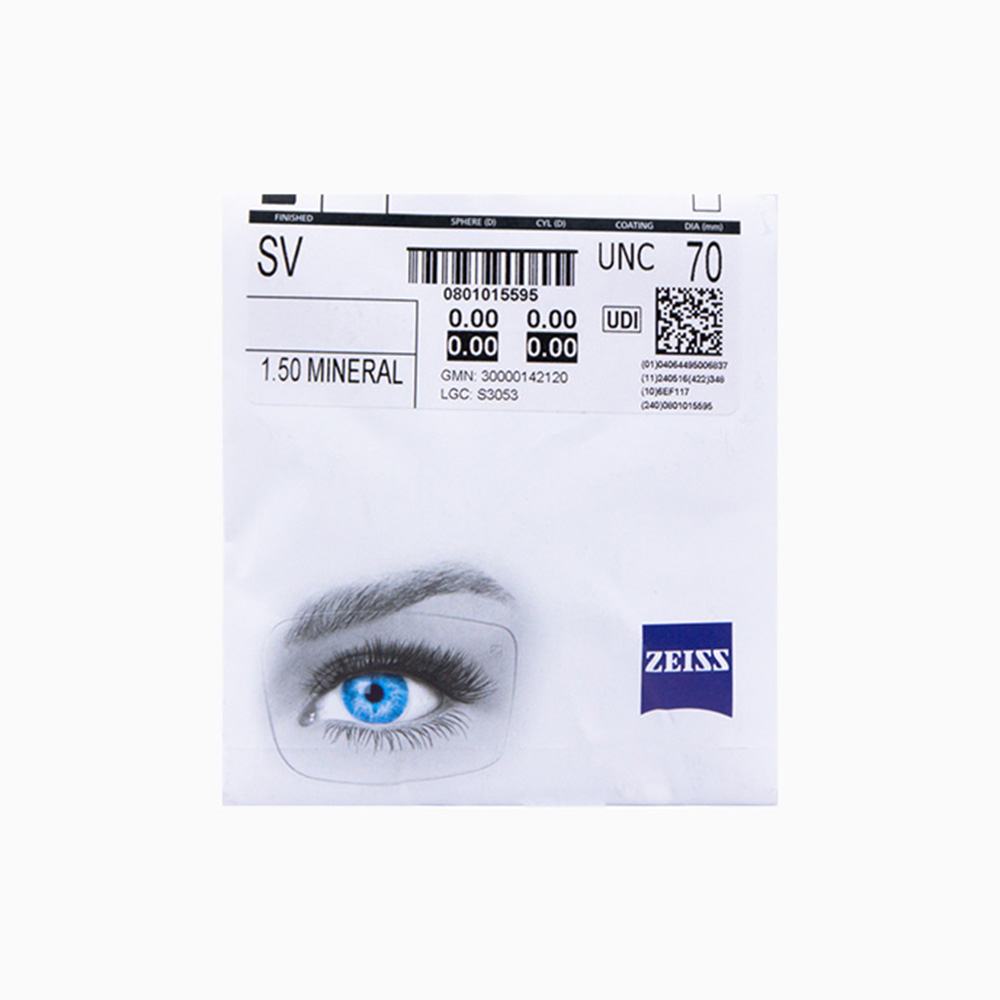 Оптична мінеральна лінза Zeiss SV Min. Sph 1.5 stock unc